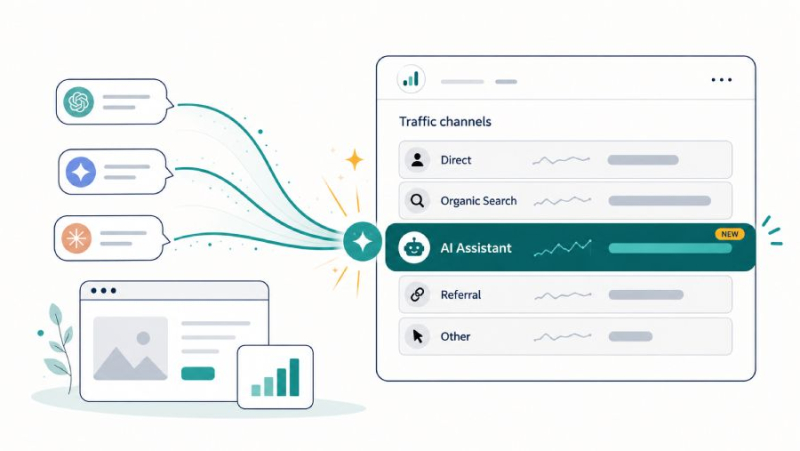 Google Analytics AI Assistant channel