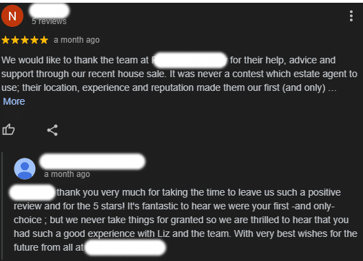 Good review example