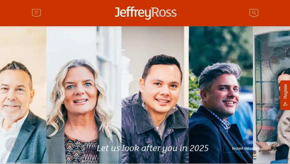 Jeffrey Ross website example