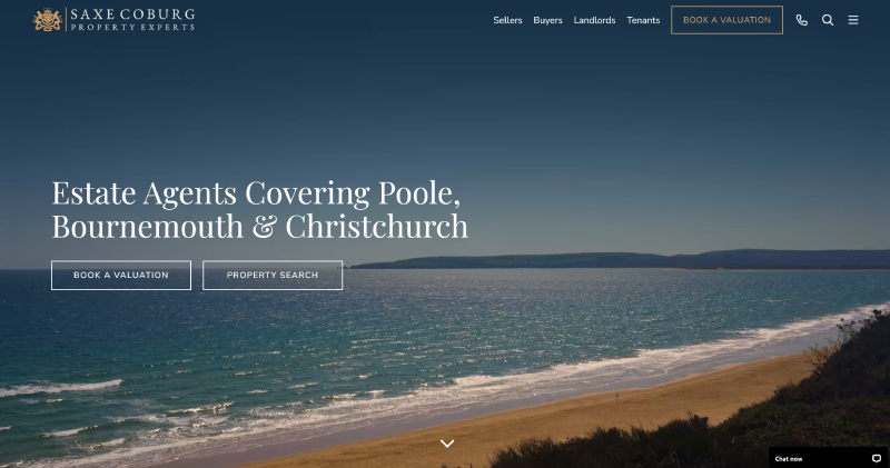 Saxe Coburg website by Art Division