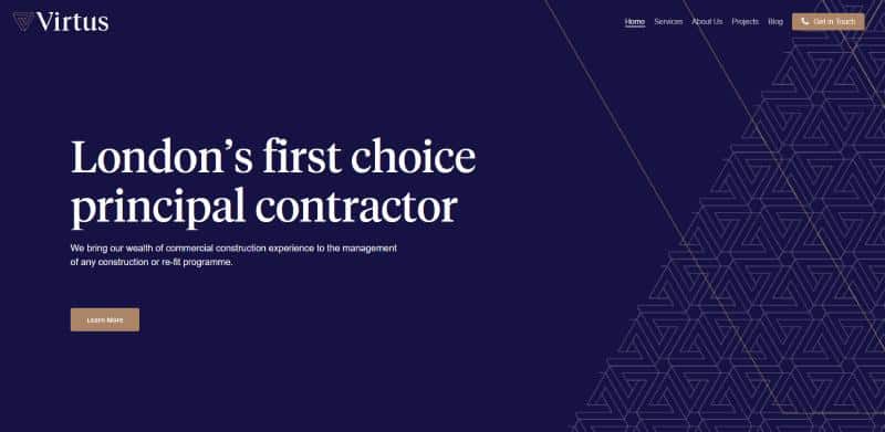 Virtus Construction Website