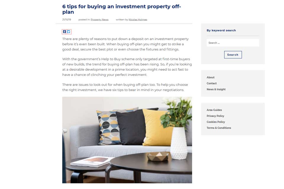 estate agents blog