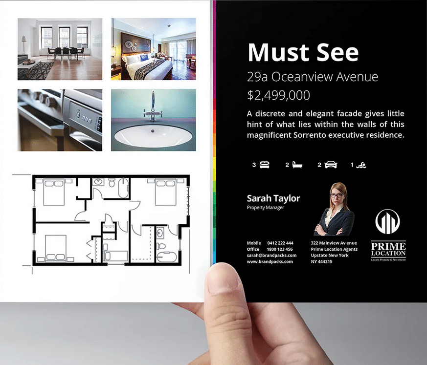 estate agent leaflet examples